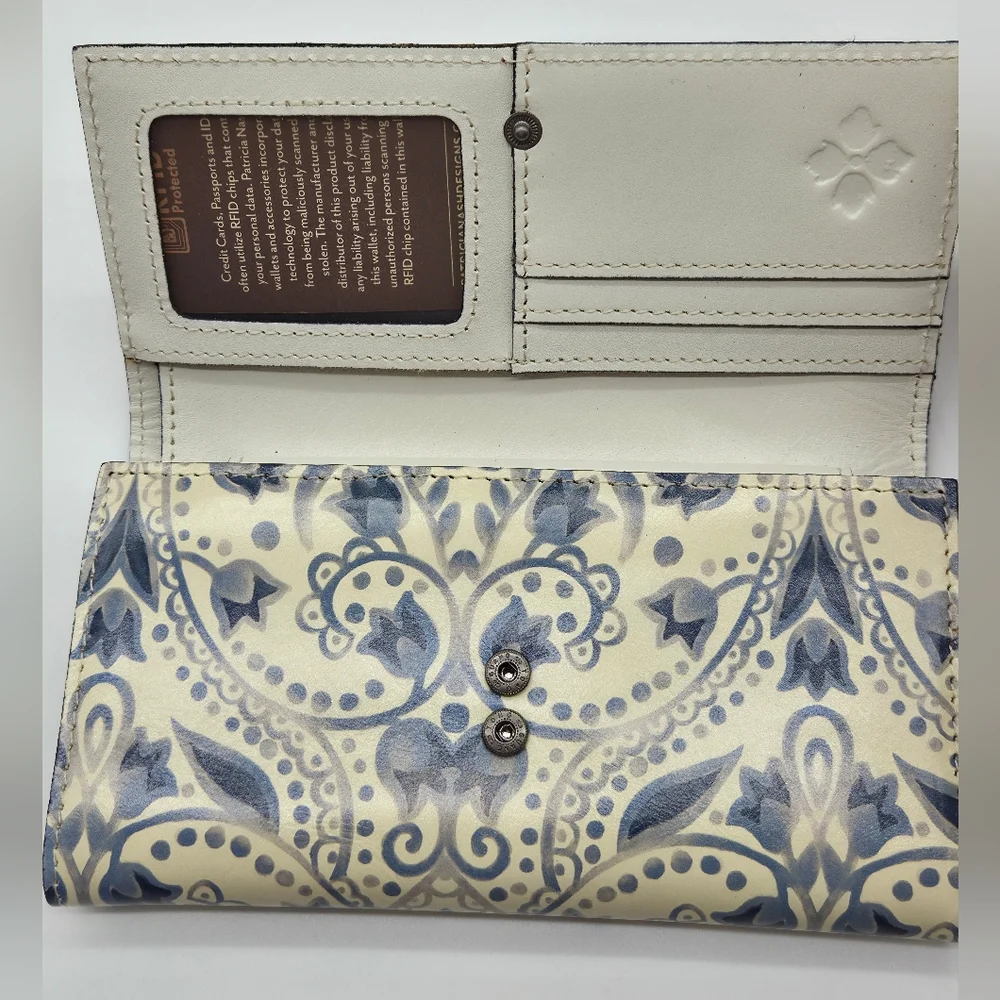 Rare Like New Patricia Nash Small Leather Paris Satchel Crossbody Terresa Wallet - Picture 16 of 16